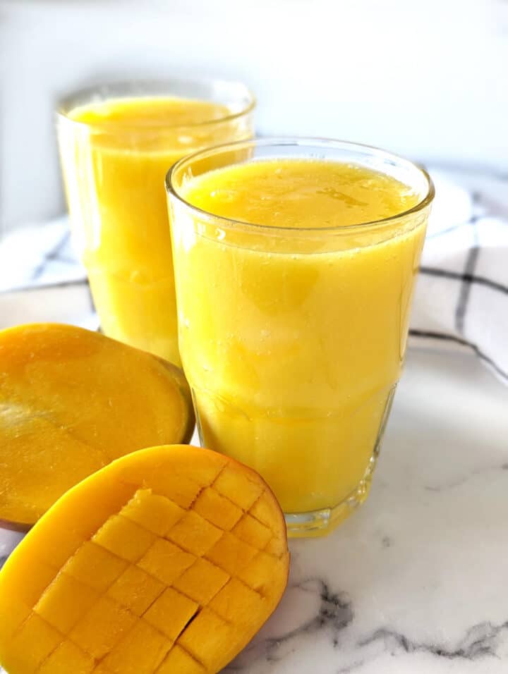 Making and Enjoying Mango Juice